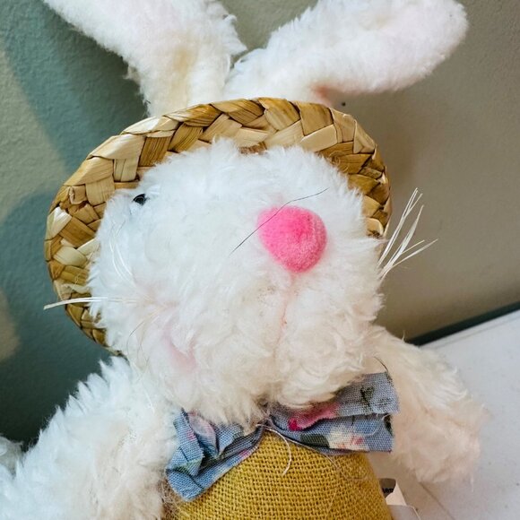 Set of 2 fabric Easter bunnies Easter decoration Spring tiered tray Easter bunny - Picture 8 of 9